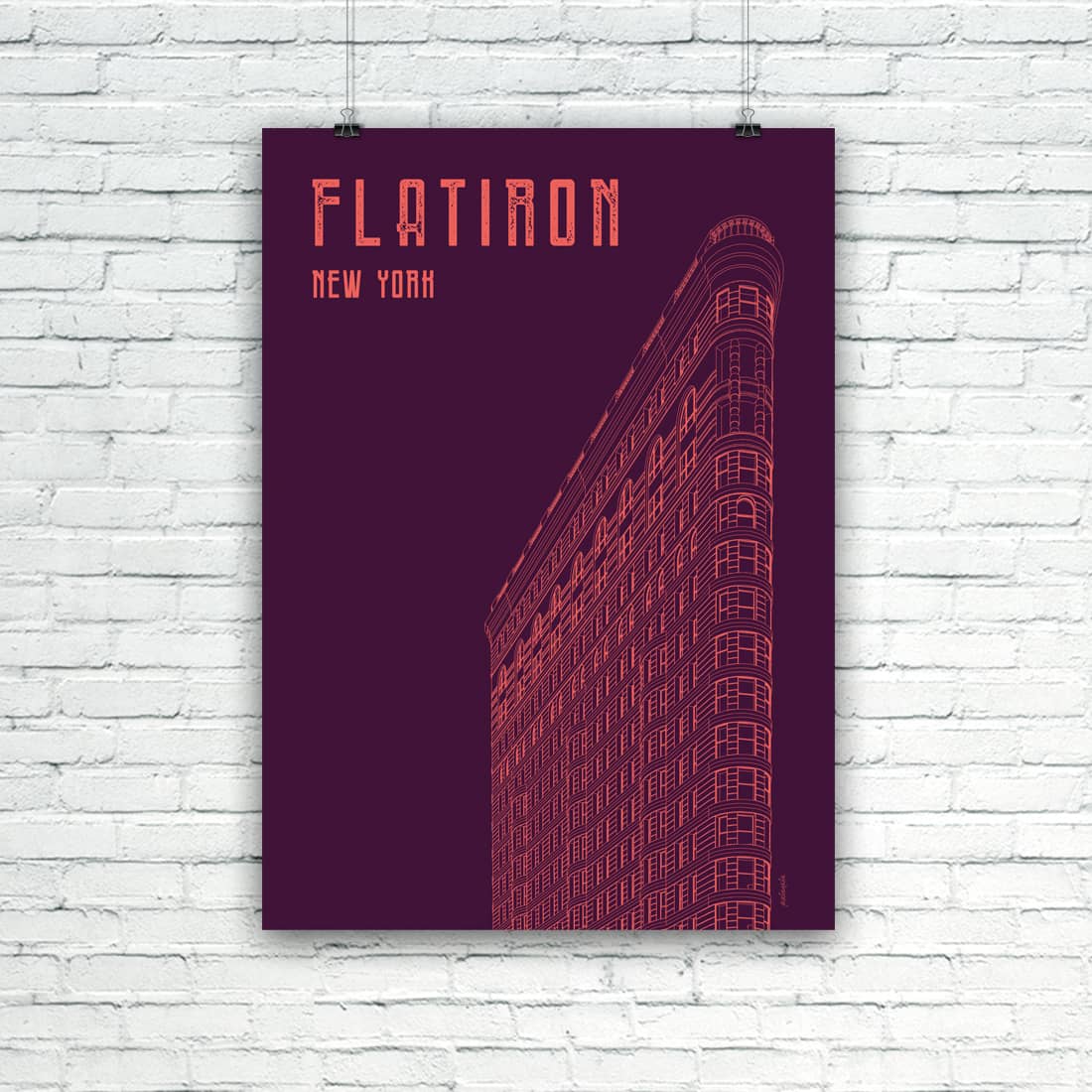 Flatiron morado